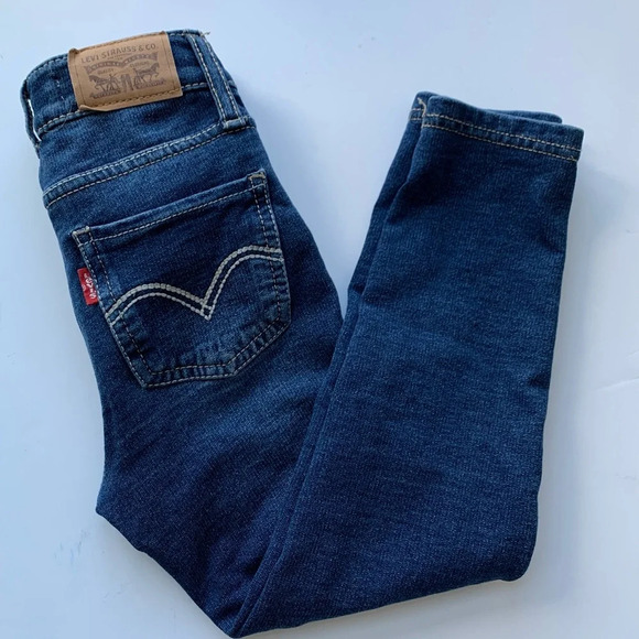 Levi's Blue 710 Super Skinny Jeans size 3 y - Picture 7 of 10